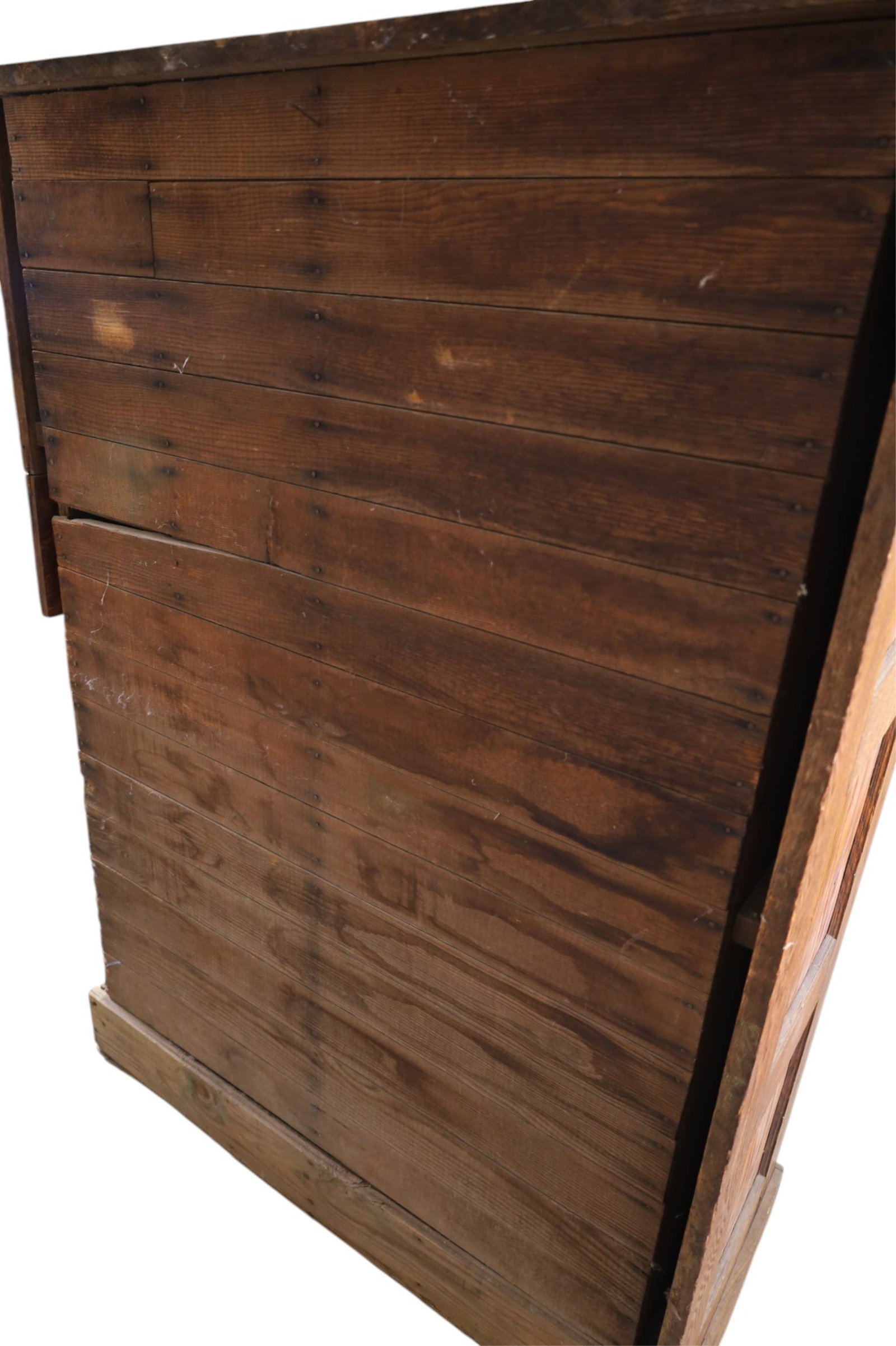 AMERICAN OAK BEAN CABINET - 4