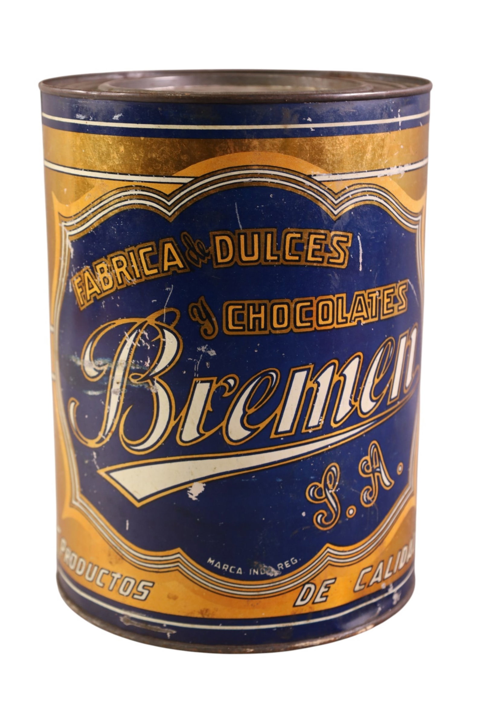 LARGE CHOCOLATE TIN (1 of 3)