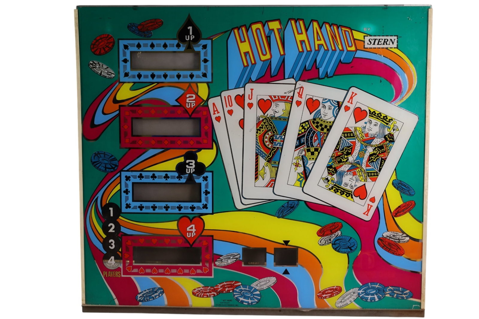 2 LARGE PINBALL MACHINE GLASS - 2