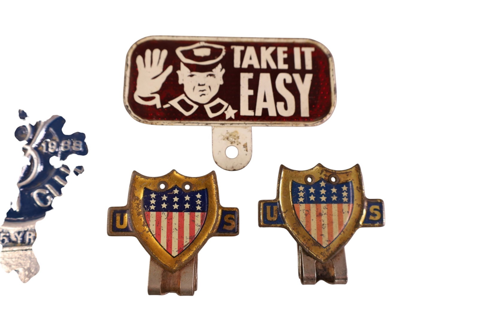 7 LICENSE PLATE TOPPERS - 2