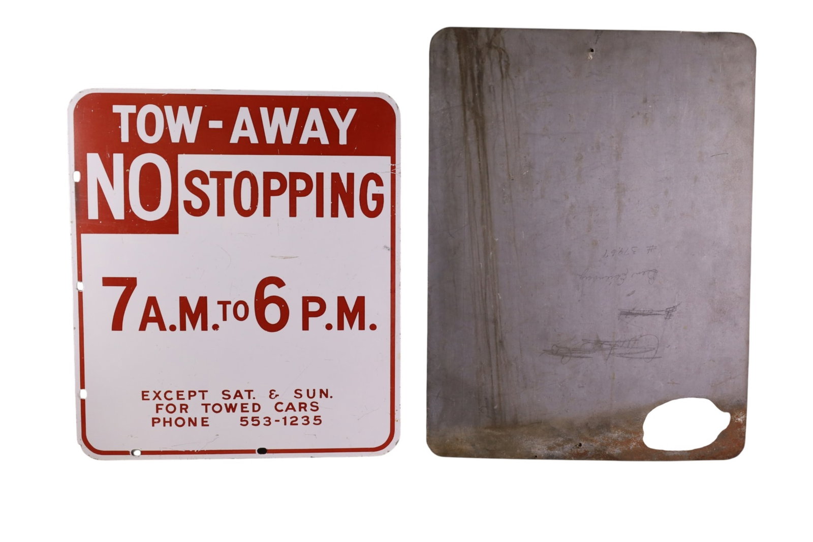 2 ROAD SIGNS - 2