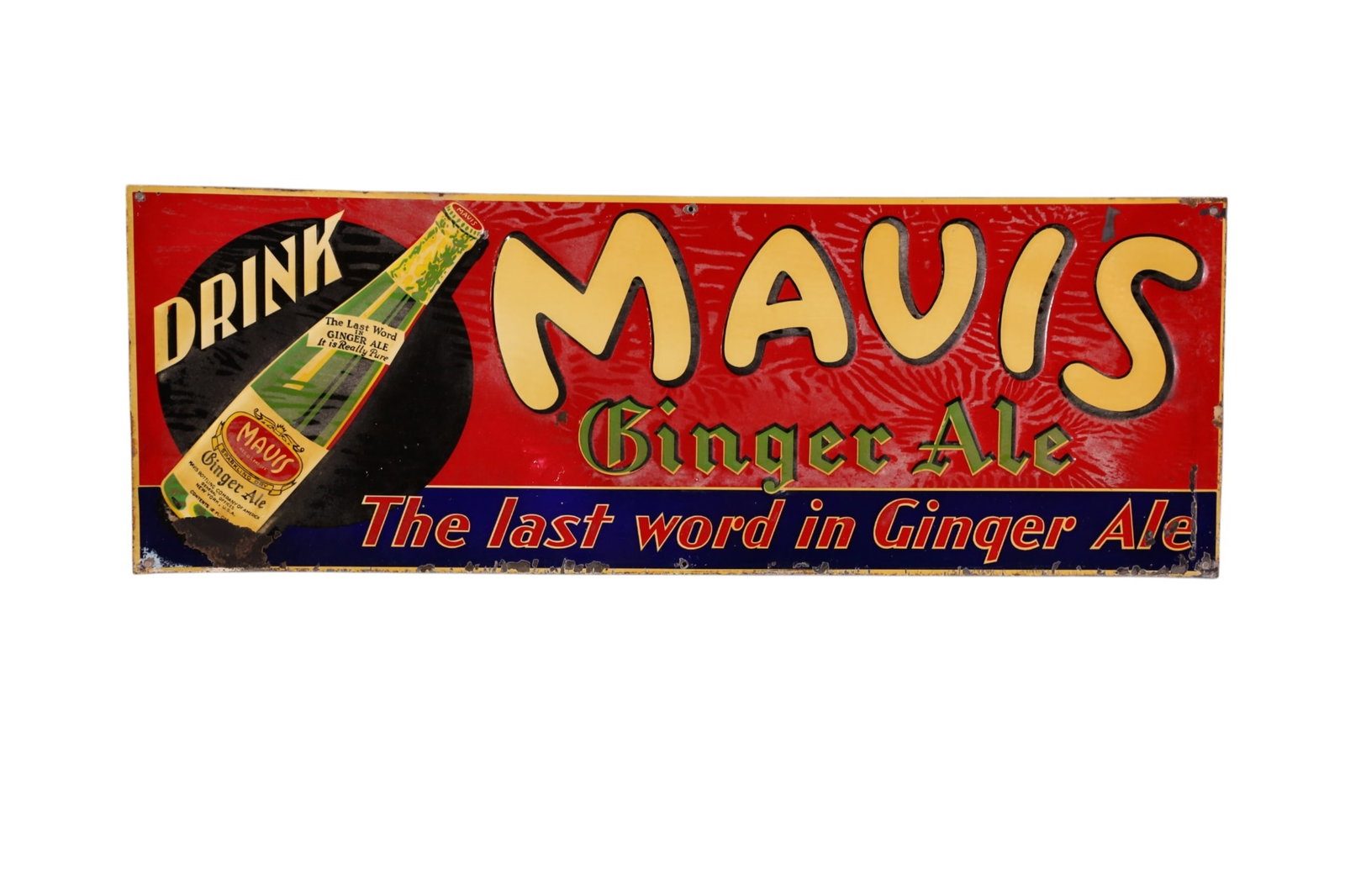 MAVIS GINGER ALE TIN SIGN (1 of 4)