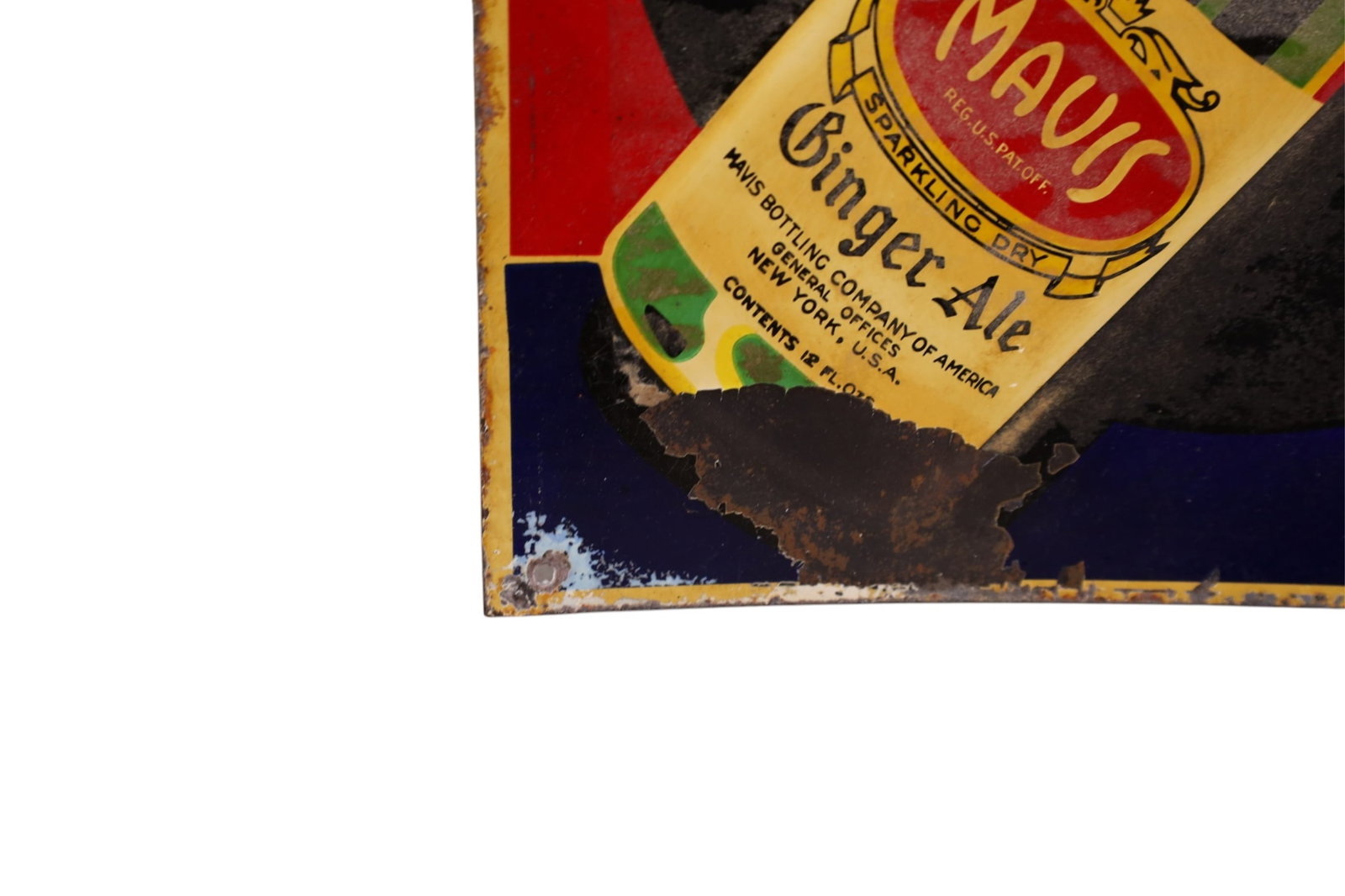 MAVIS GINGER ALE TIN SIGN - 3