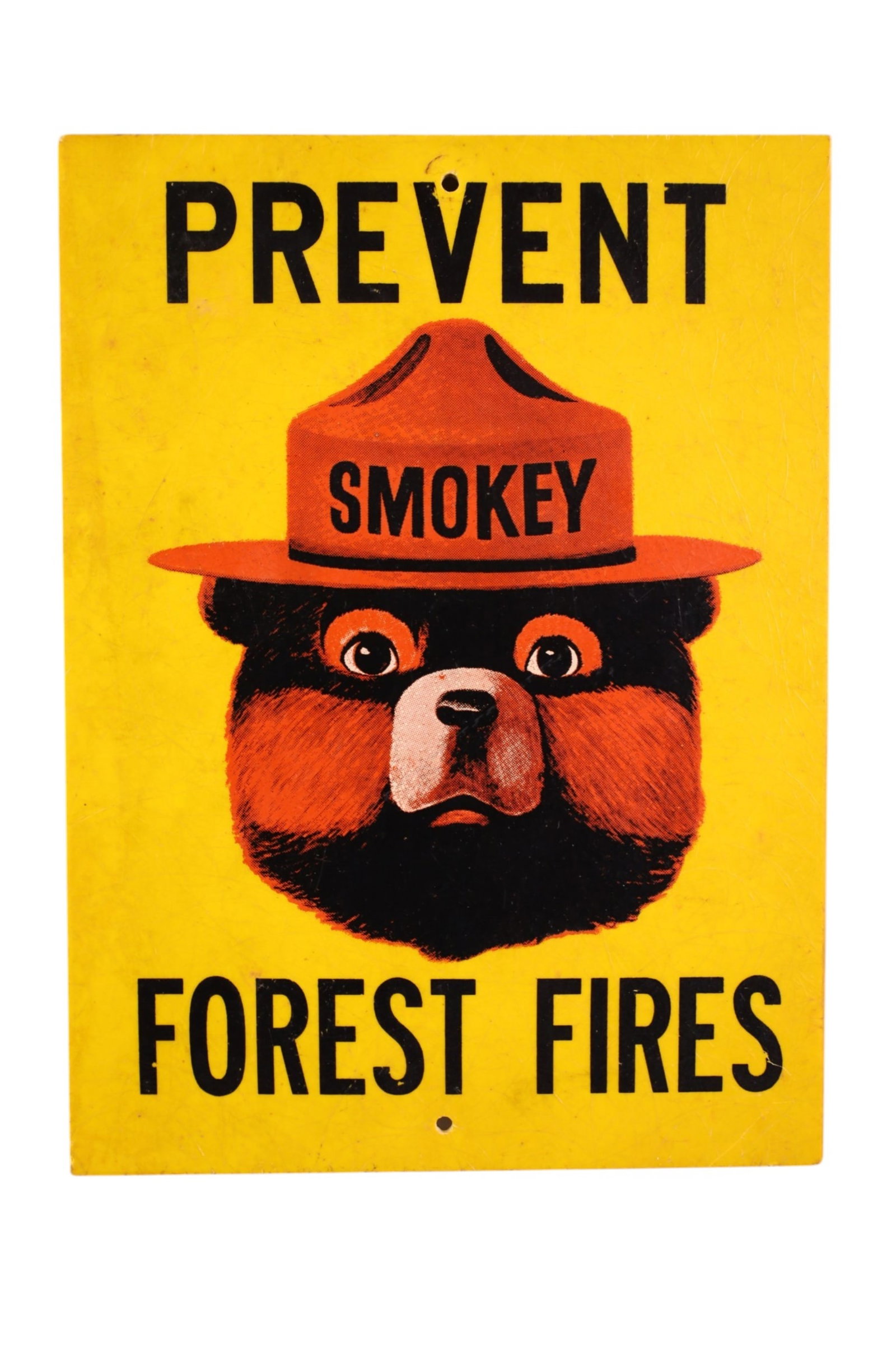 PREVENT FOREST FIRES FIBERGLASS SIGN (1 of 2)