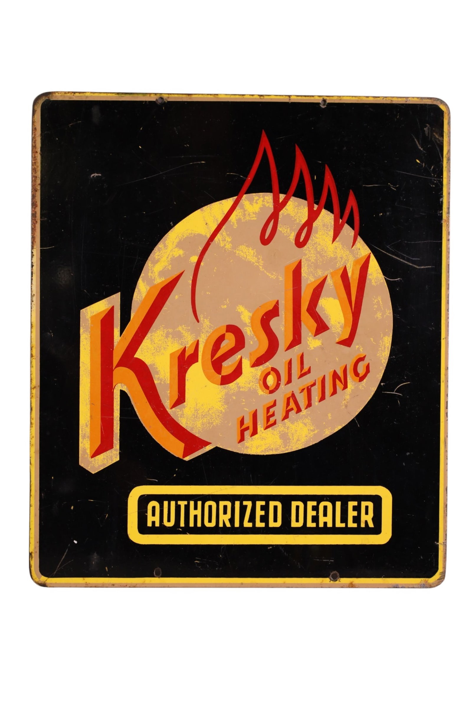 KRESKY OIL METAL SIGN (1 of 2)