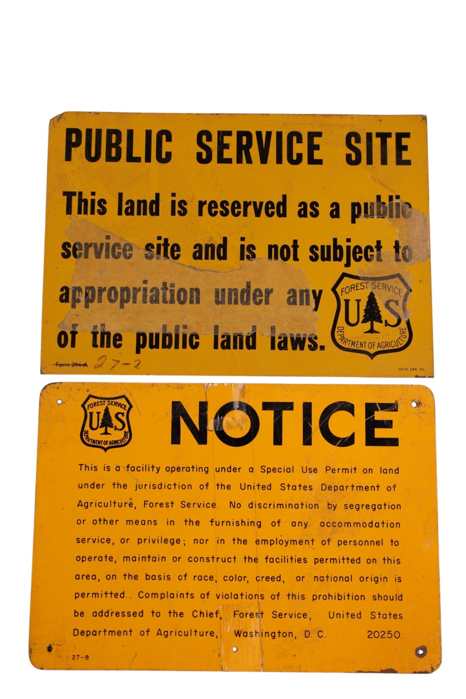 4 FORESTRY SIGNS - 3