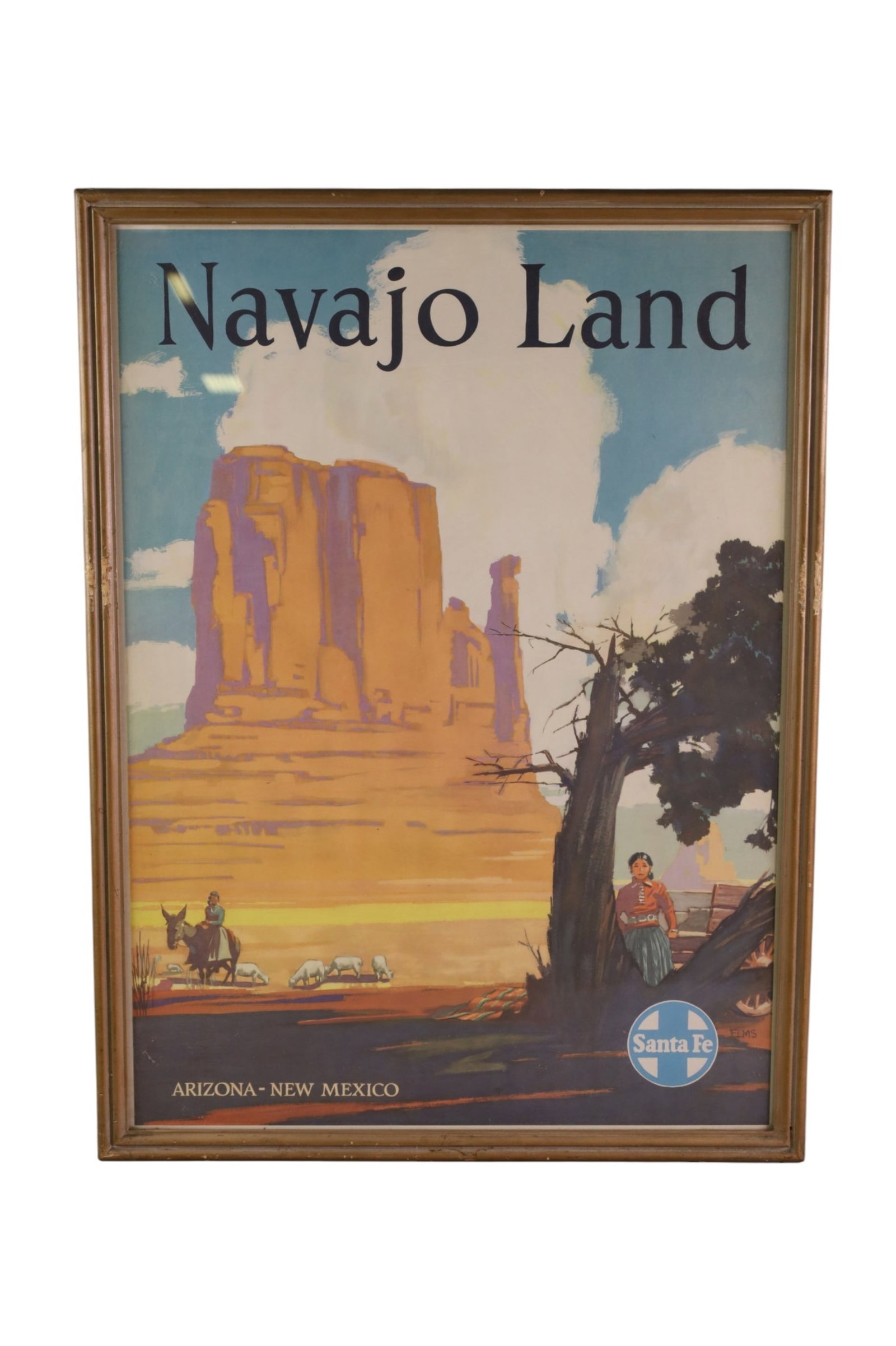 SANTA FE RAILROAD AD (1 of 3)