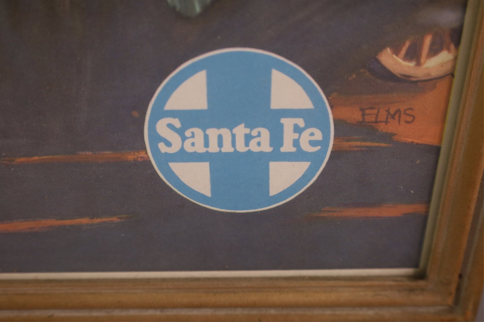SANTA FE RAILROAD AD - 2