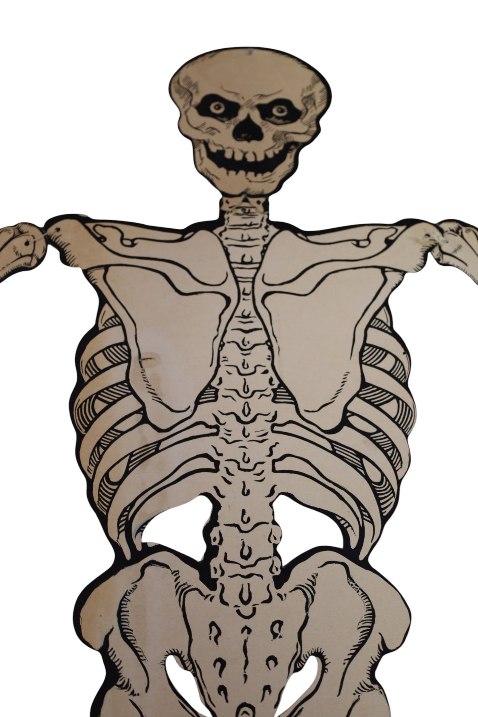 VINTAGE HALLOWEEN DANGLING SKELETON - 3