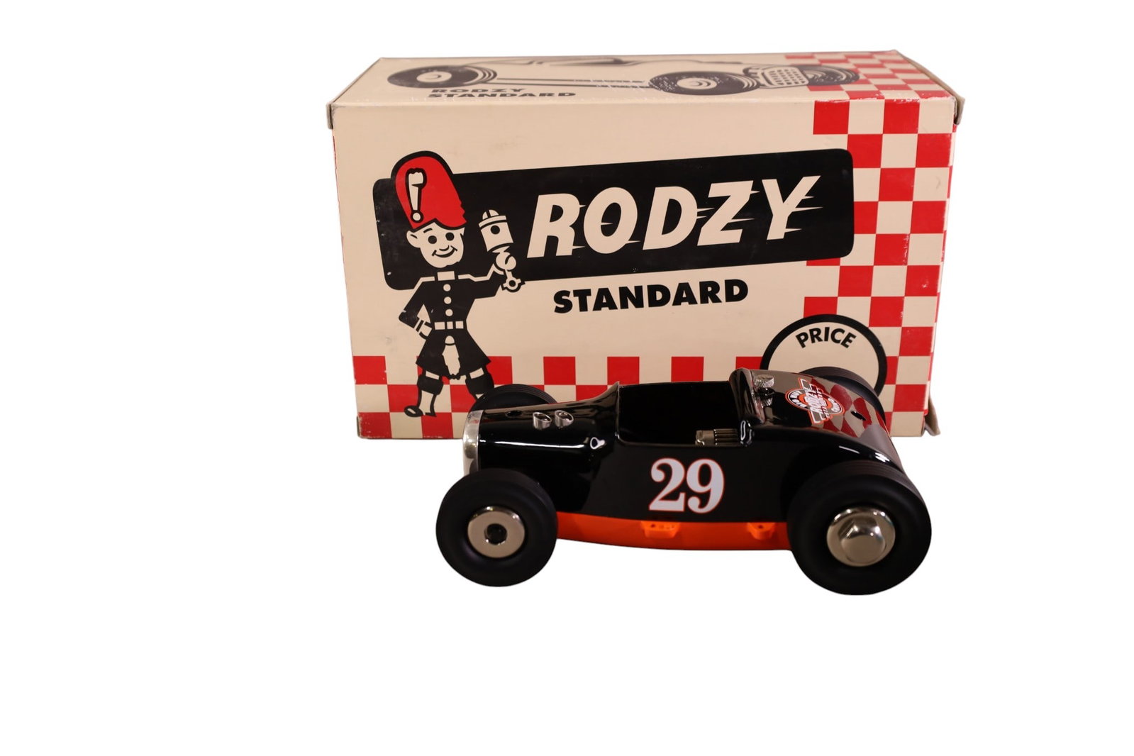 RODZY BY NYLINT: IN ORIGINAL BOX, RODZY BY NYLINT. HOT ROD. 8" L.