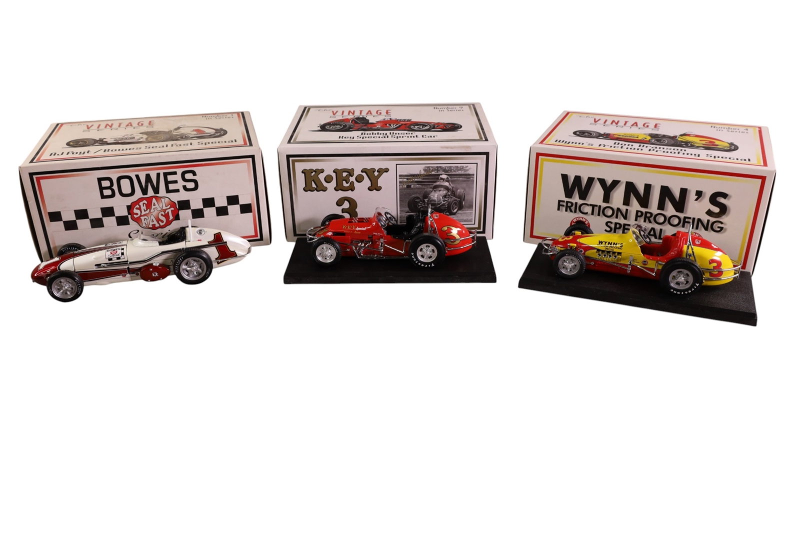 3 GMP DIE CAST RACE CARS (1 of 4)