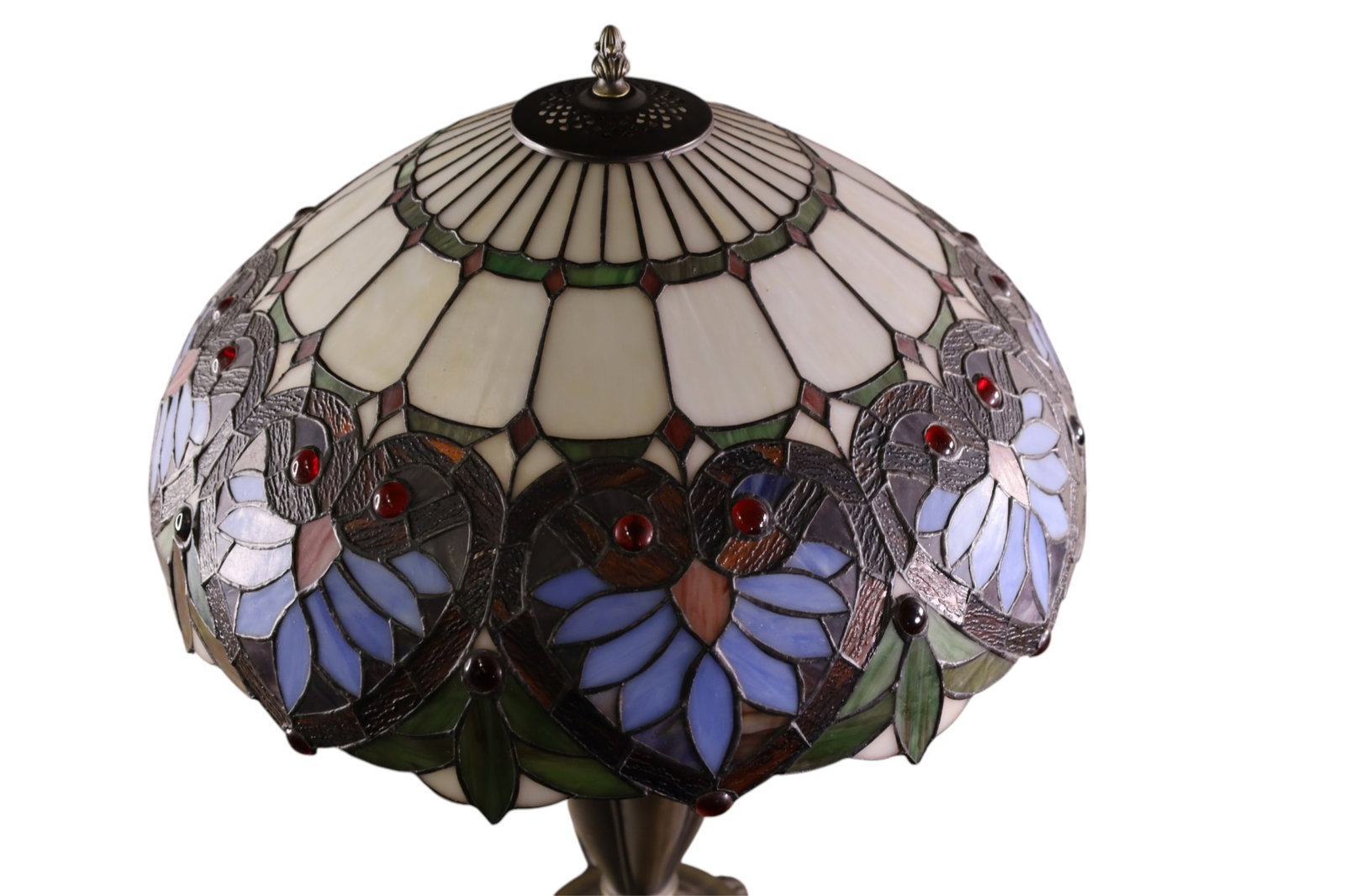 LEADED GLASS TABLE LAMP - 2