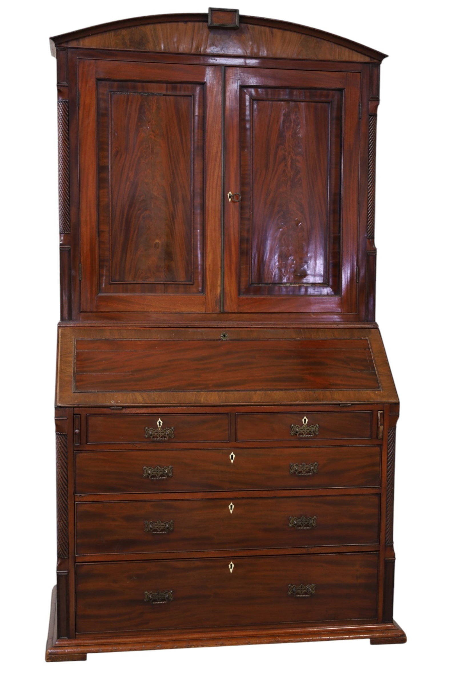 19TH CENTURY MAHOGANY SECRETARY (1 of 11)