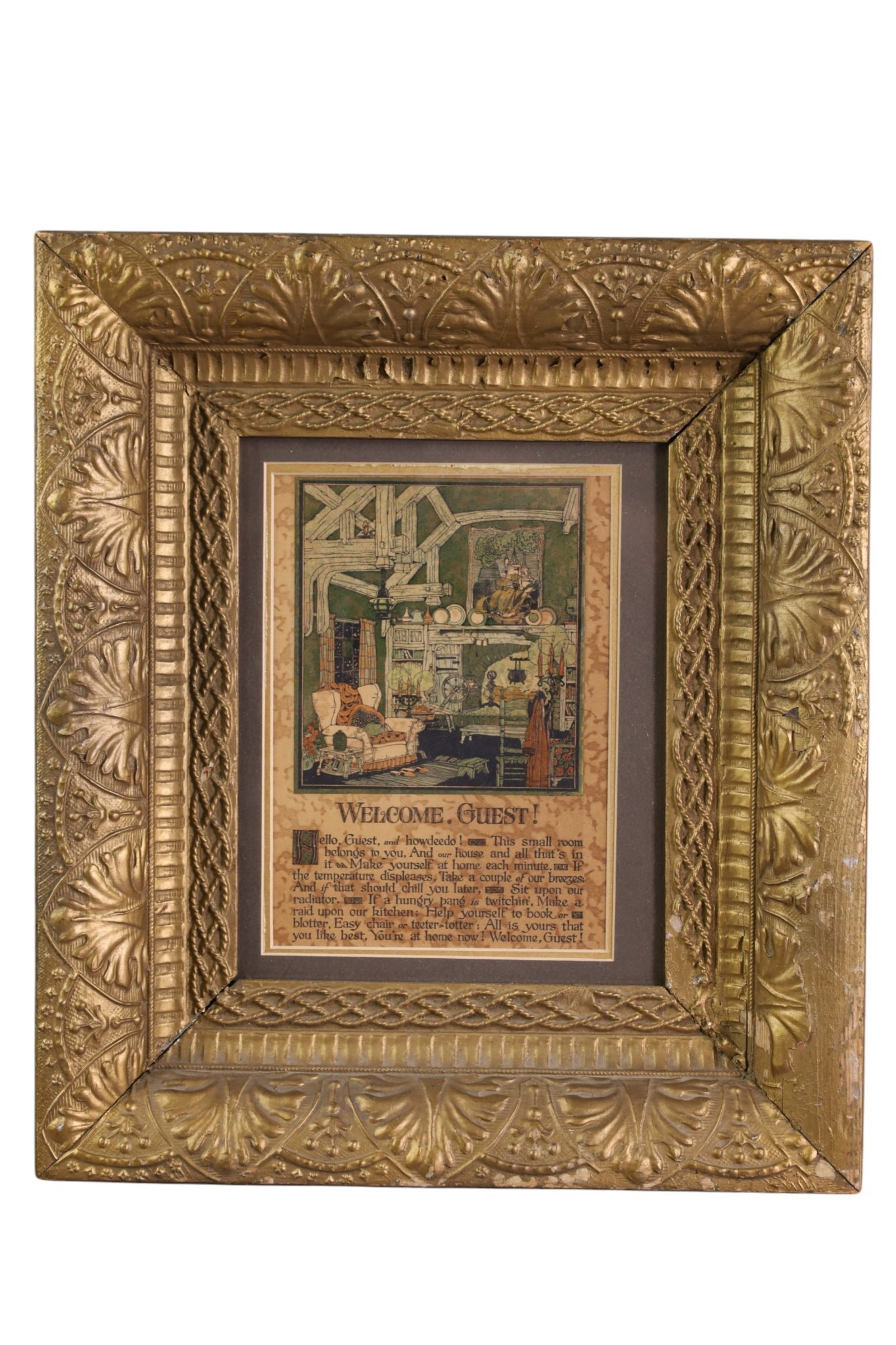 FRAMED VICTORIAN MOTTO (1 of 3)