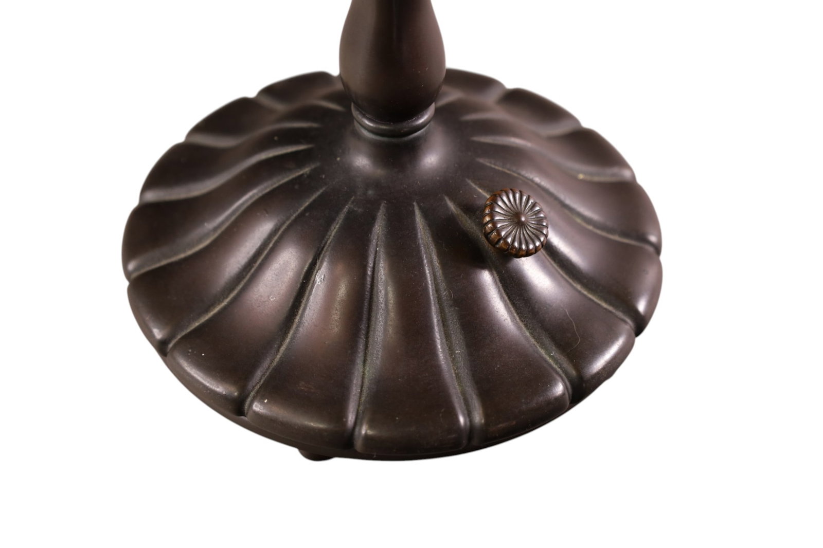 BRONZE TULIP LAMP - 2