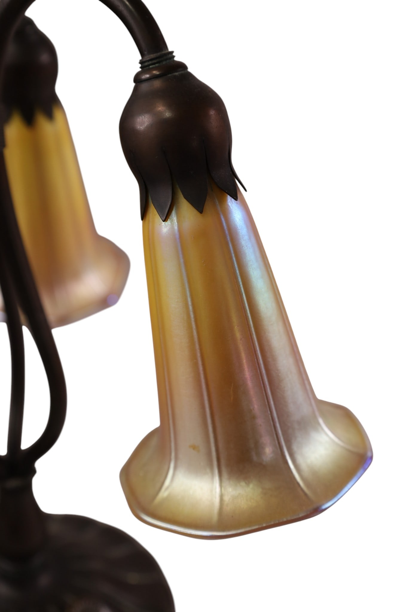 BRONZE TULIP LAMP - 3