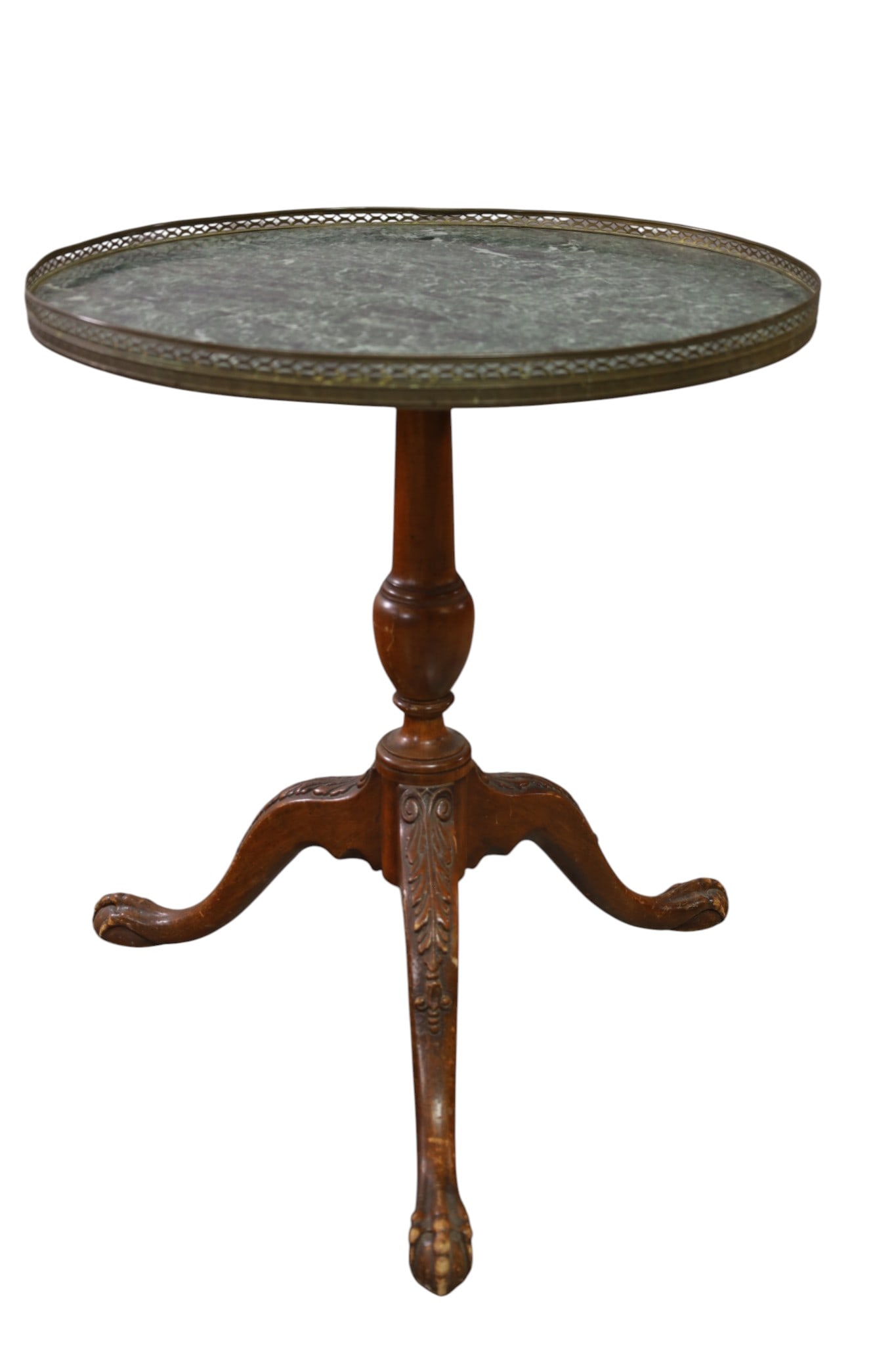 MARBLE TOP SIDE TABLE (1 of 3)