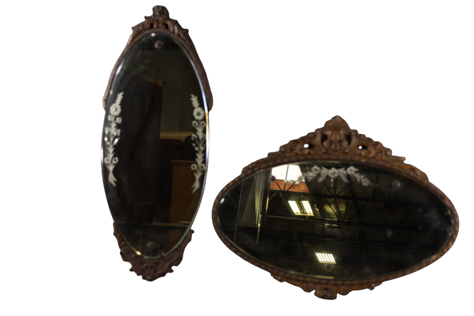 2 1920'S WALL MIRRORS (1 of 5)