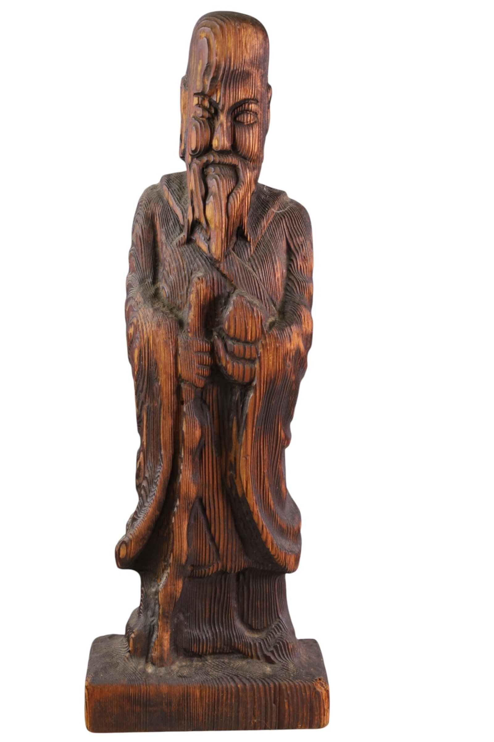CARVED ASIAN FIGURE (1 of 2)