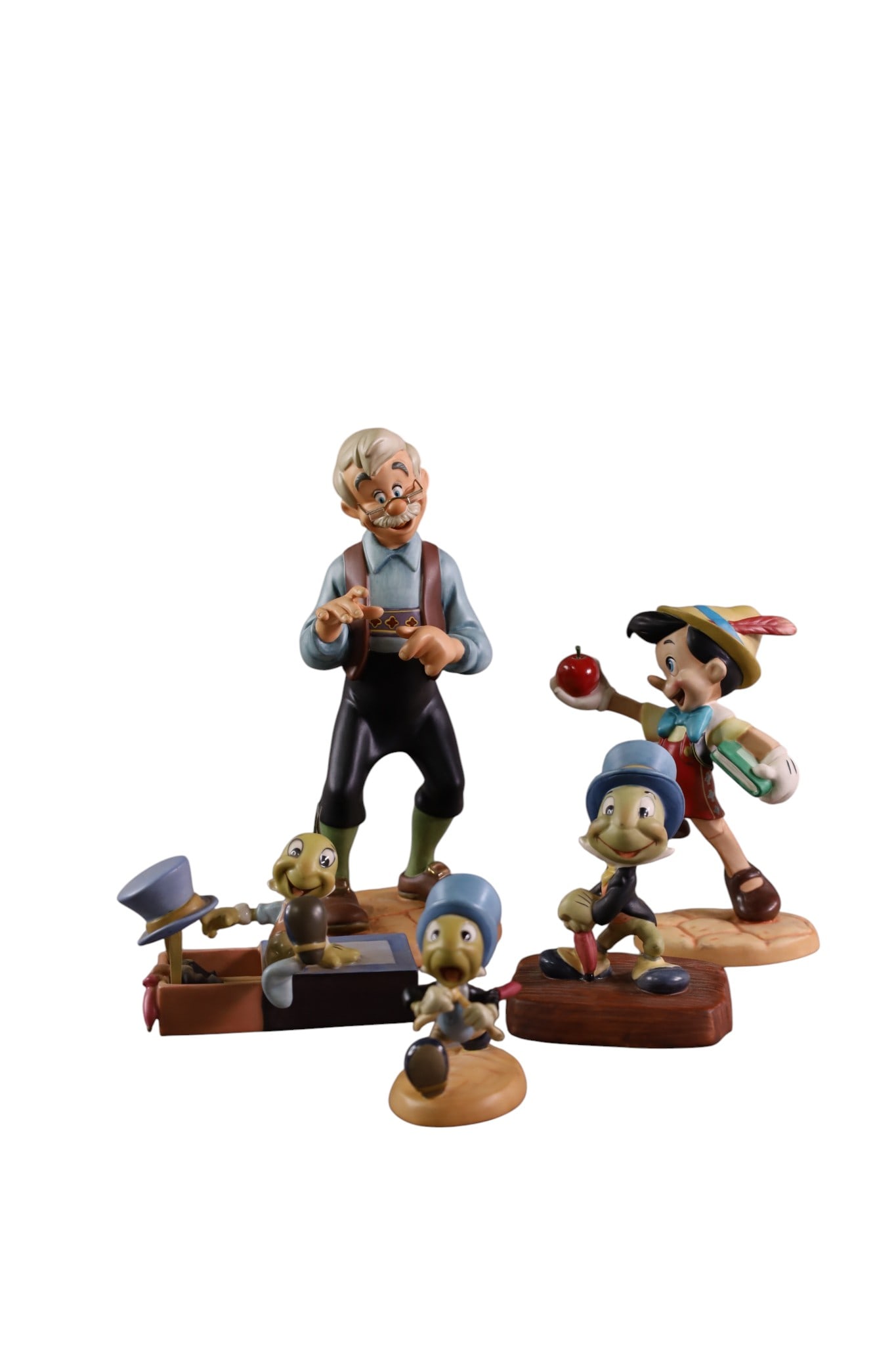5 PINOCCHIO WALT DISNEY FIGURES (1 of 3)