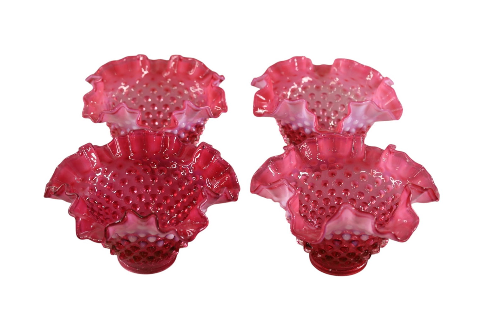 4 FENTON LAMP SHADES (1 of 2)