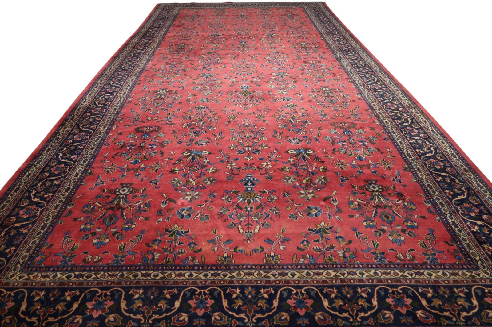 APPROX 23' 11" X 11' 10" HANDMADE WOOL RUG (1 of 5)