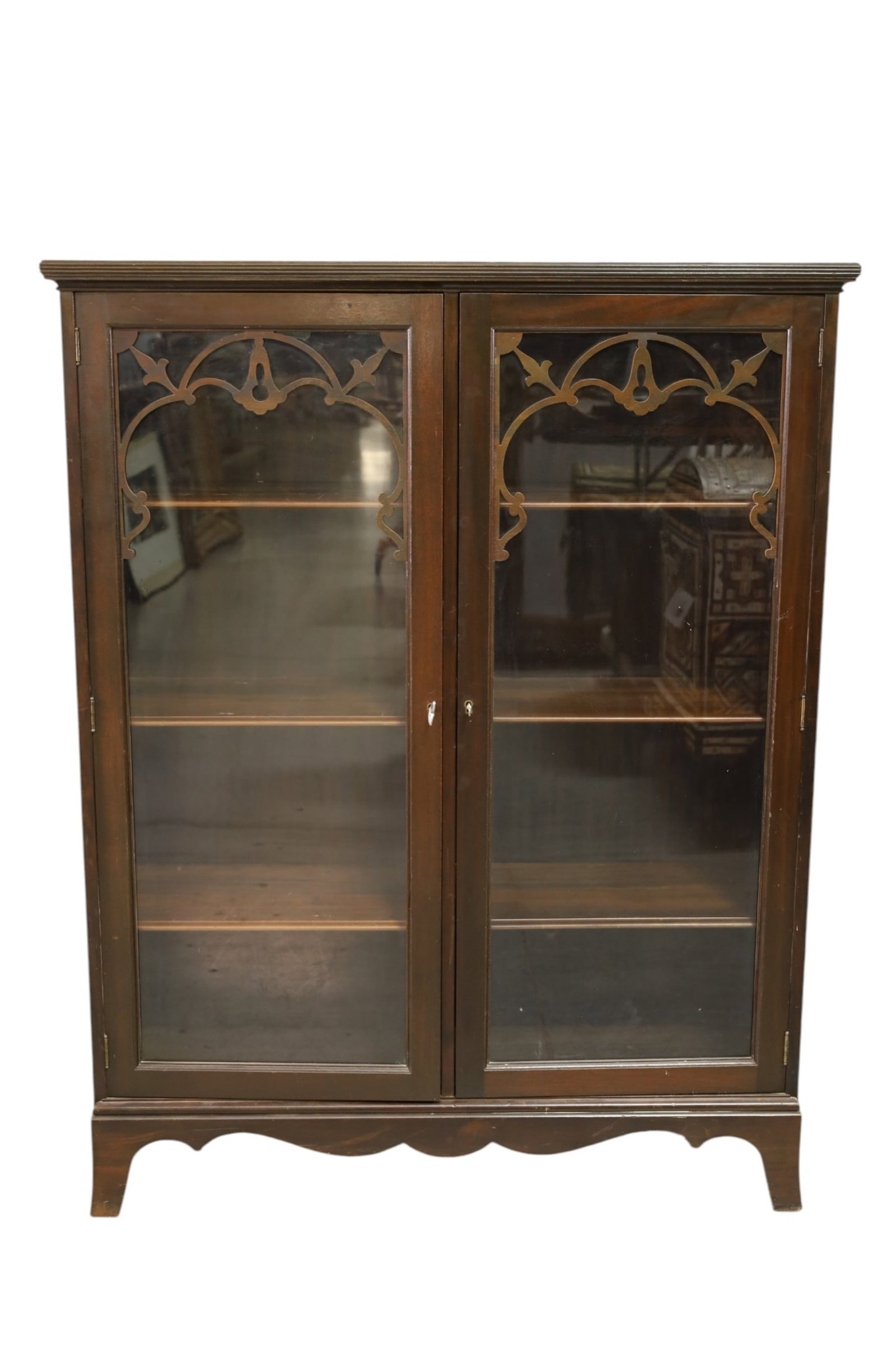 1930'S MAHOGANY BOOKCASE (1 of 4)