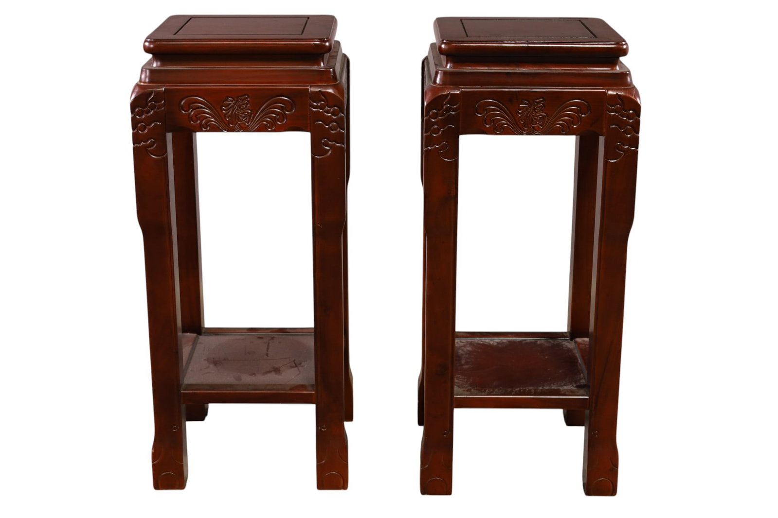 PAIR OF CHINESE PLANT STAND (1 of 2)