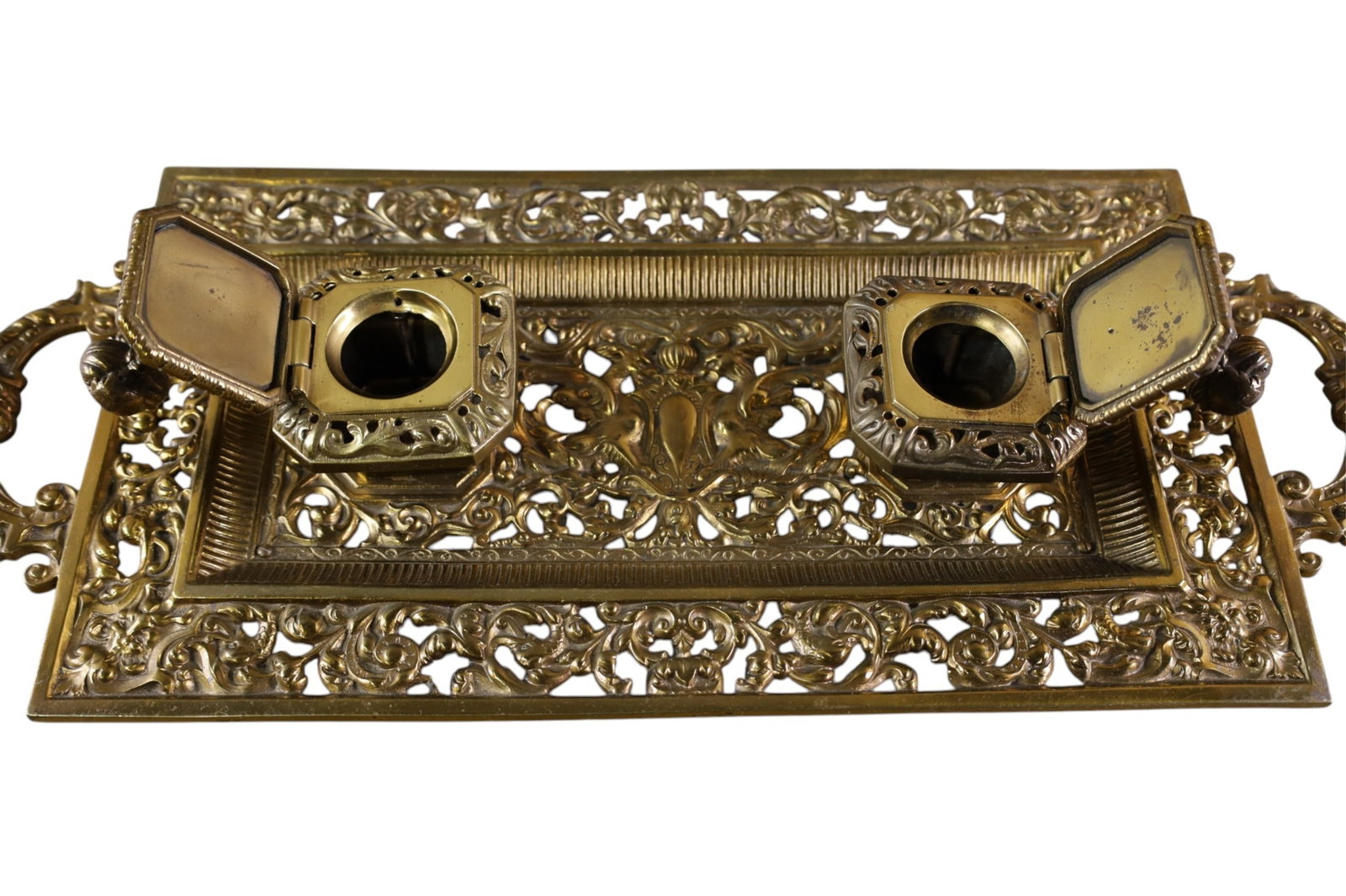 BRASS INKWELL - 2
