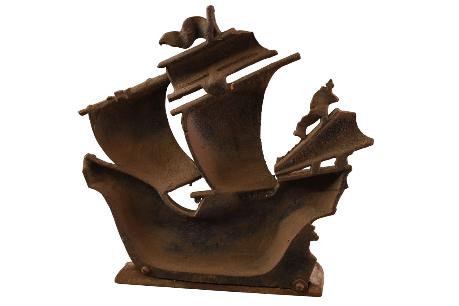 CAST IRON SAILSHIP DOORSTOP - 2