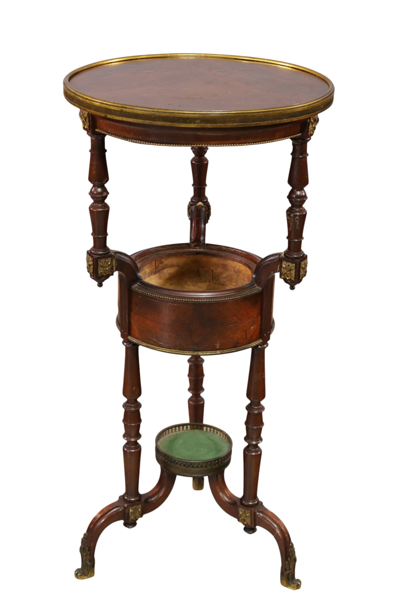 GEORGIAN STYLE LAMP TABLE (1 of 3)
