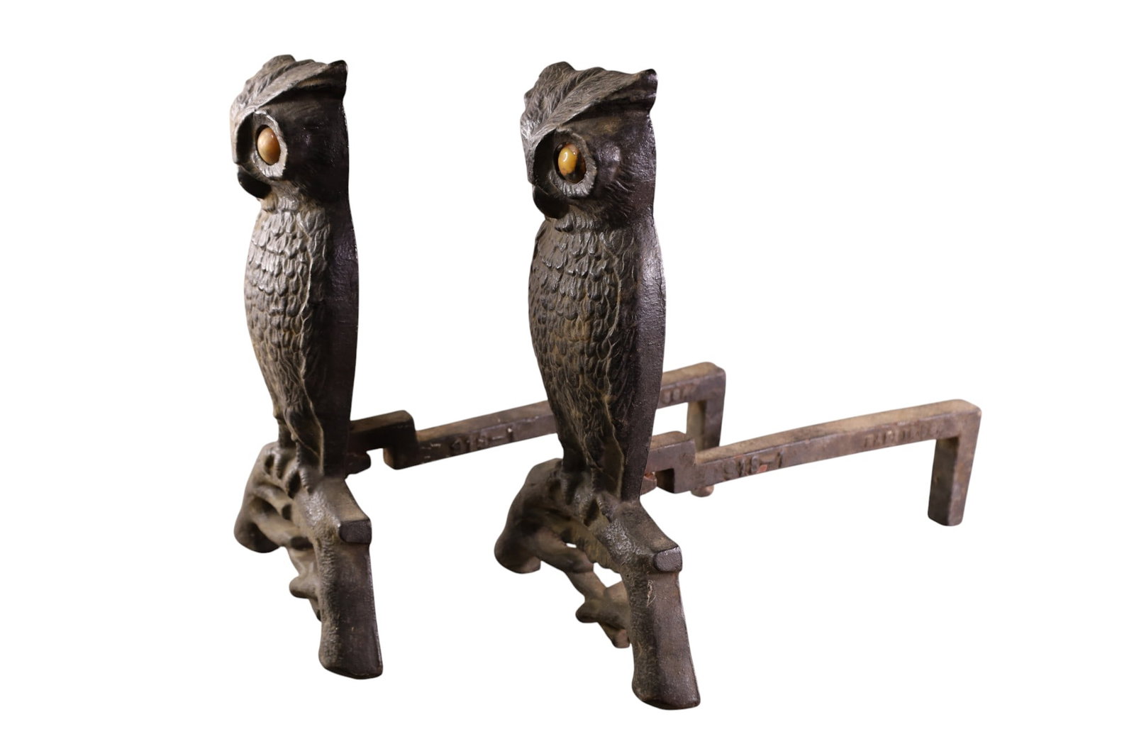 OWL ANDIRONS - 5