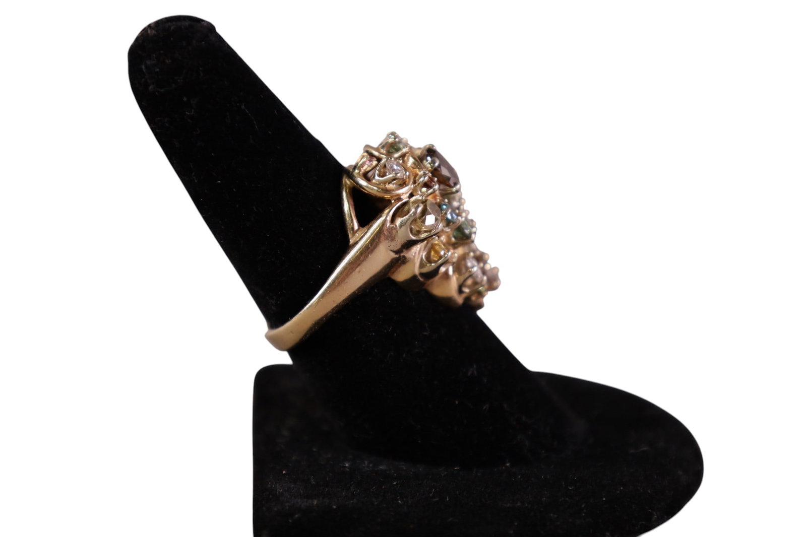 14K GOLD COCKTAIL RING - 4