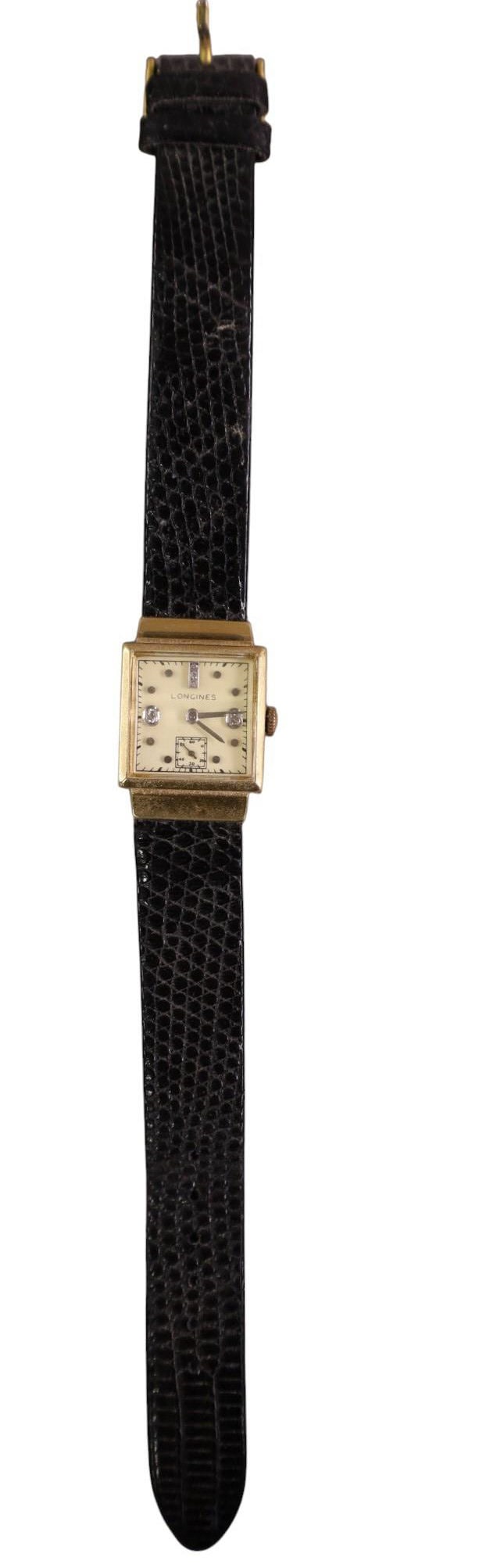 VINTAGE LONGINES 14K GOLD WATCH (1 of 4)