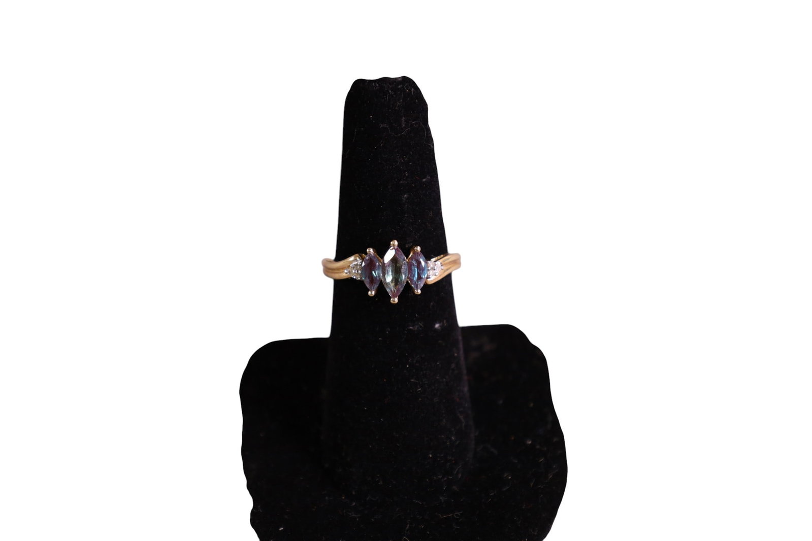 5 10K GOLD RINGS - 10