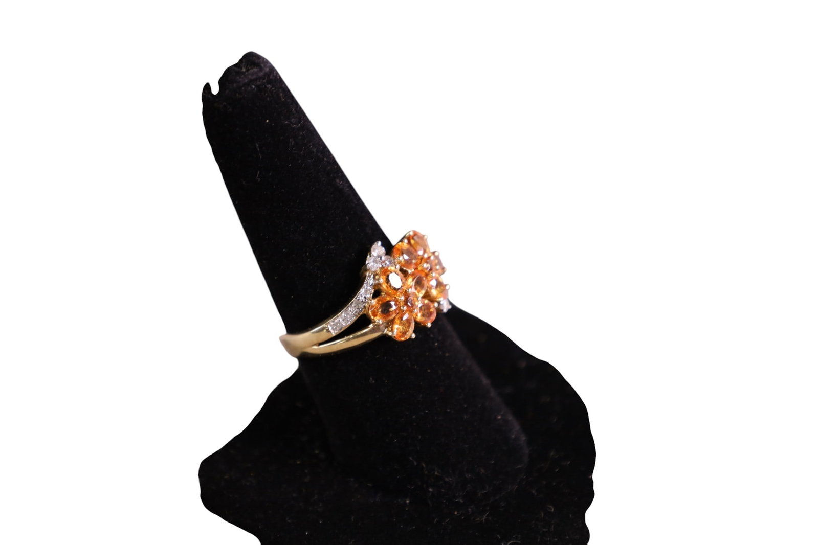 5 10K GOLD RINGS - 7