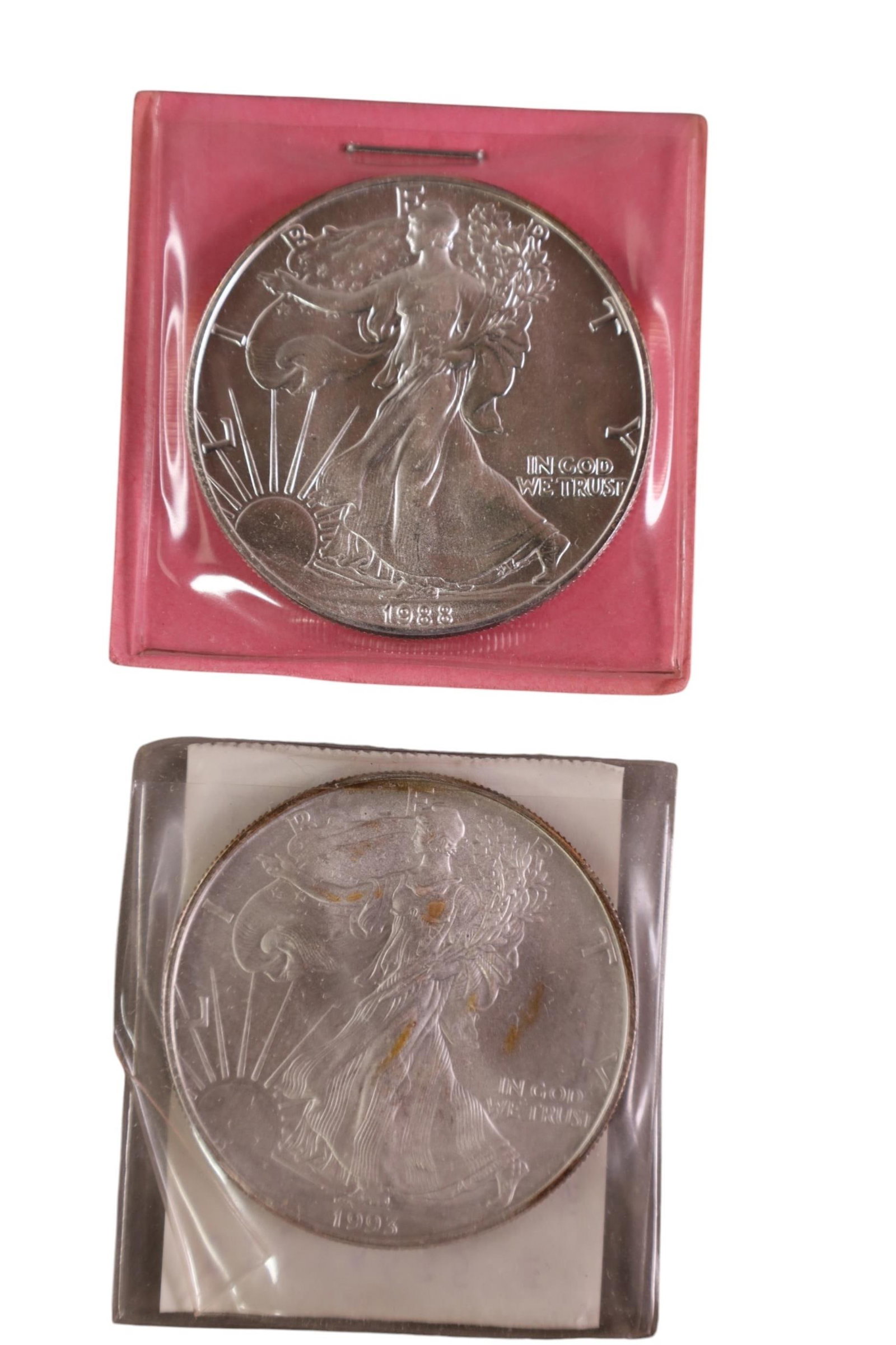 7 .999 SILVER DOLLARS - 3