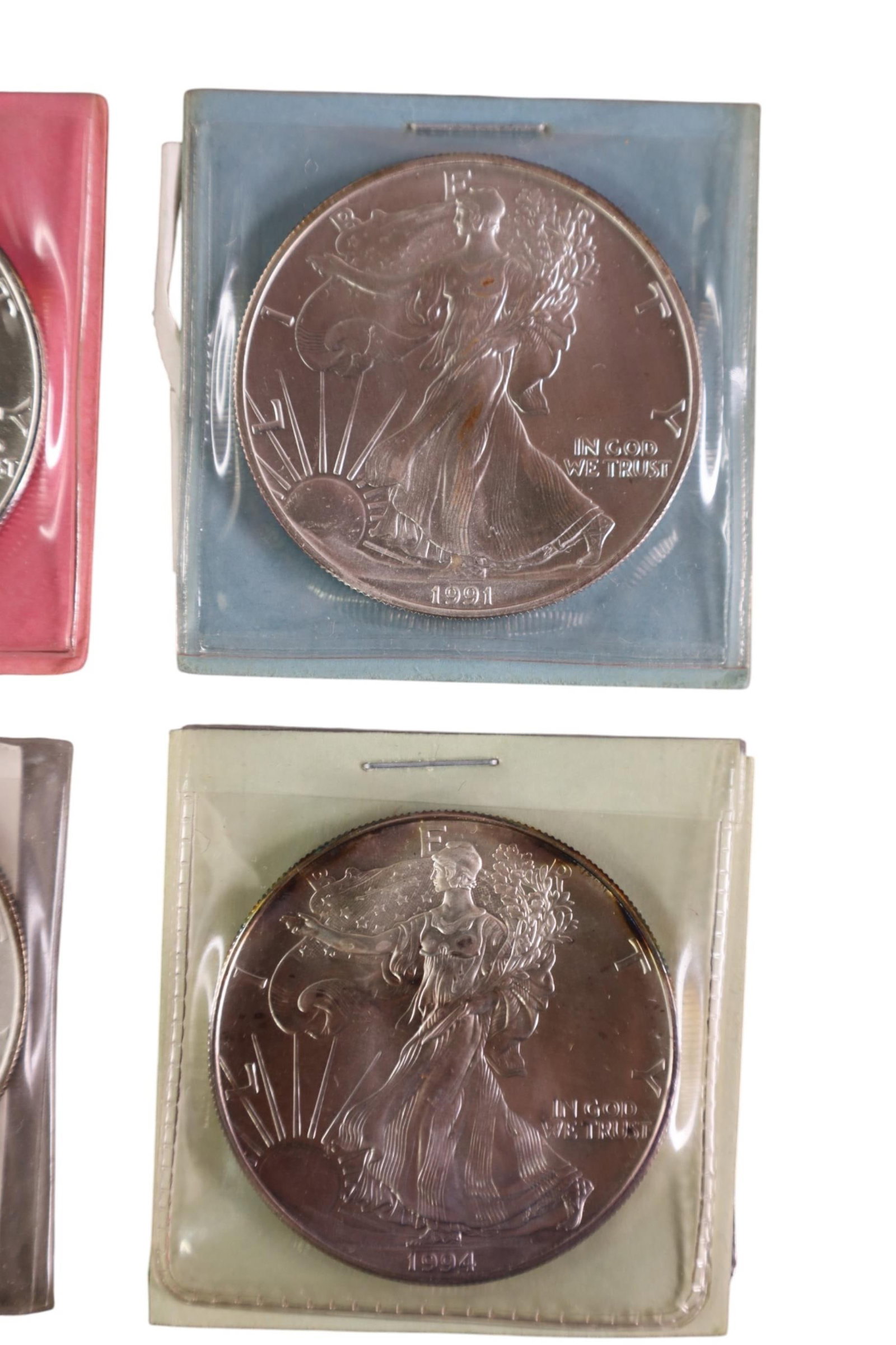 7 .999 SILVER DOLLARS - 4