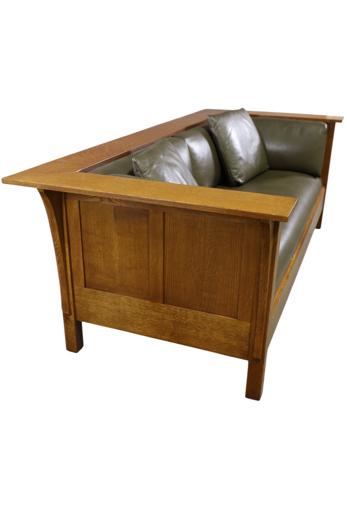 STICKLEY MISSION OAK PRAIRIE SETTLE - 2