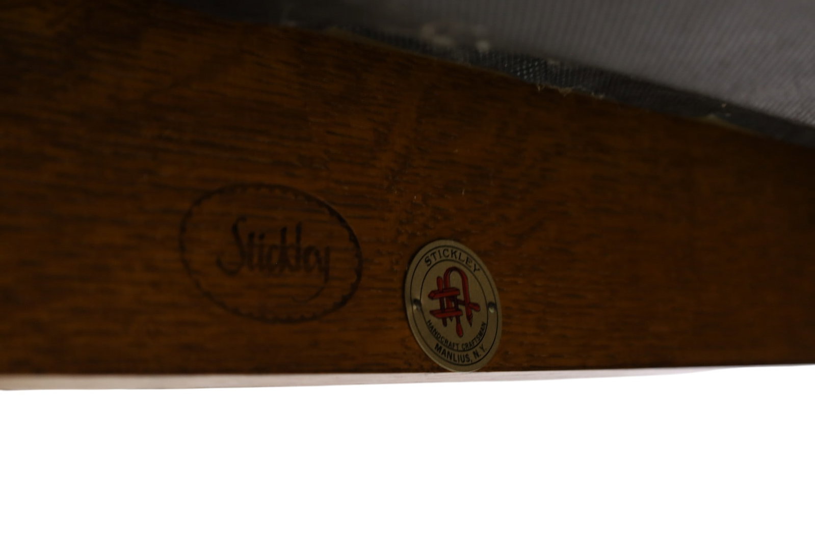 STICKLEY MISSION OAK PRAIRIE SETTLE - 4