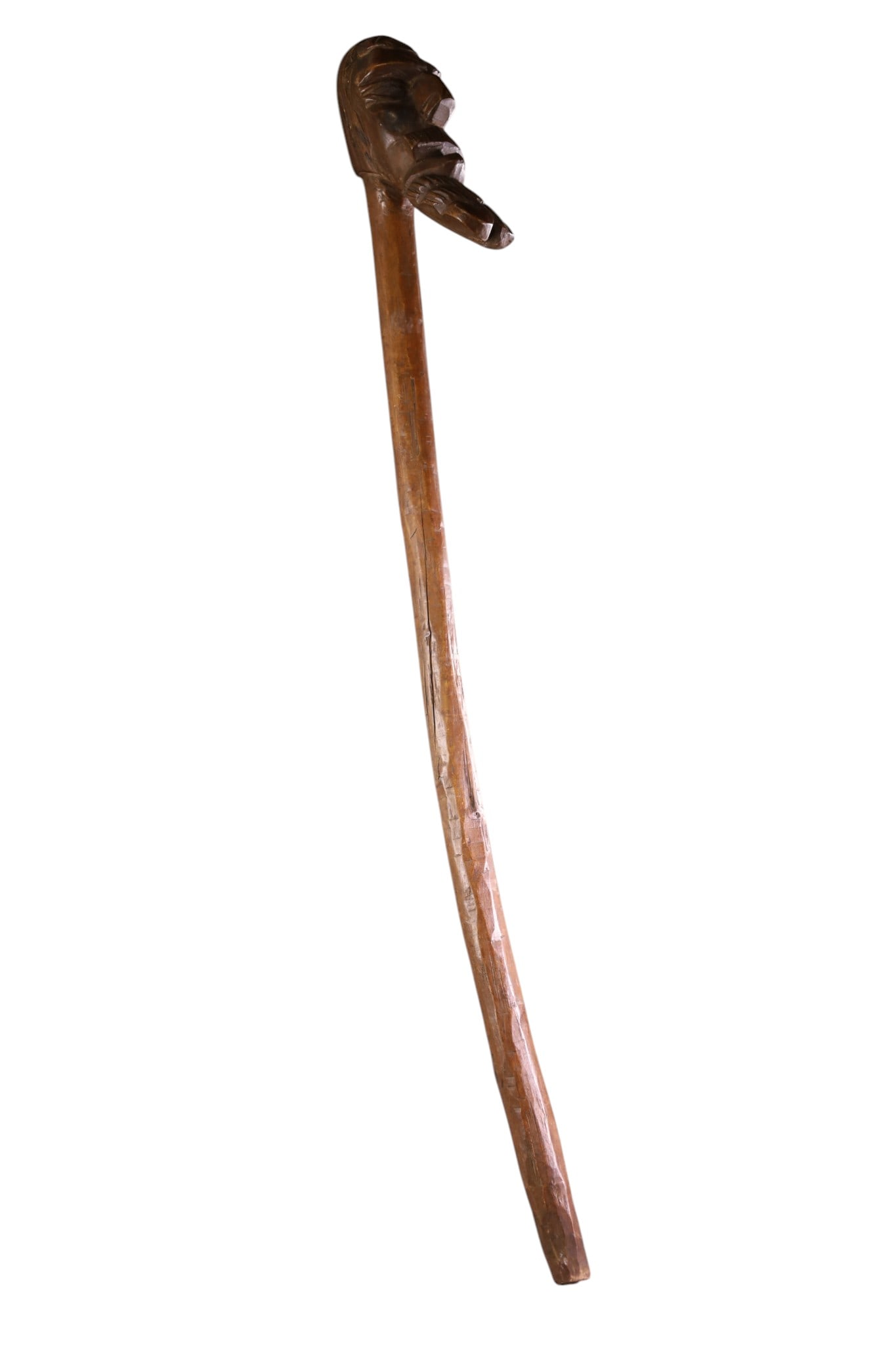 CARVED WALKING STICK (1 of 3)
