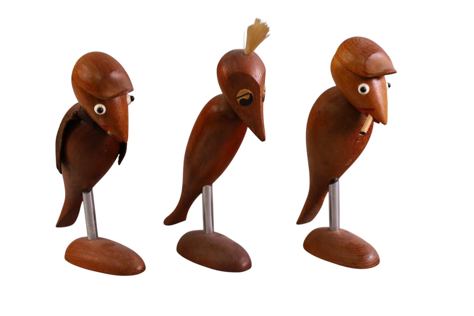 3 TEAK FIGURES (1 of 2)