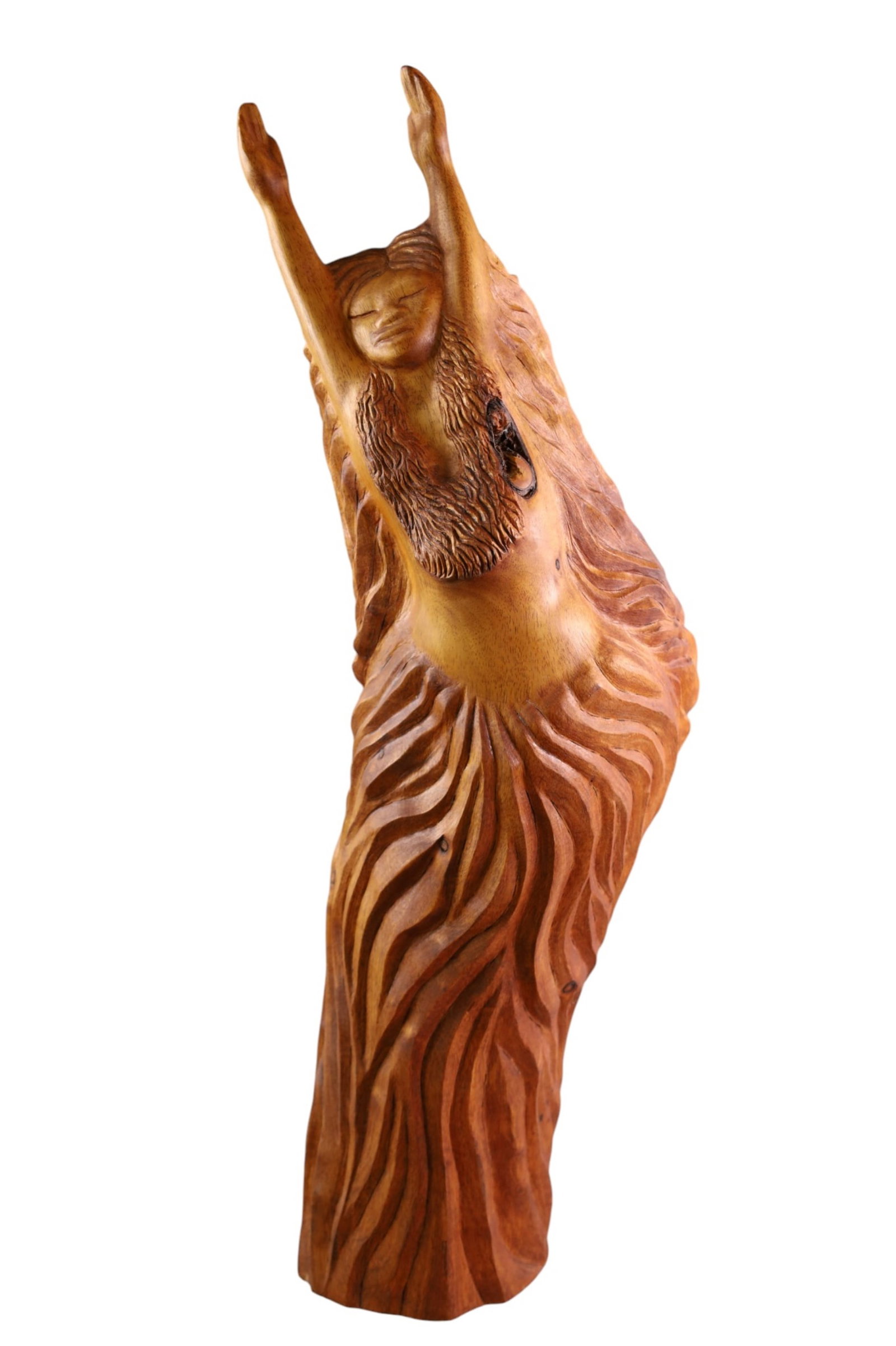 CRYSTAL LOCKWOOD WOODEN SCULPTURE (1 of 4)