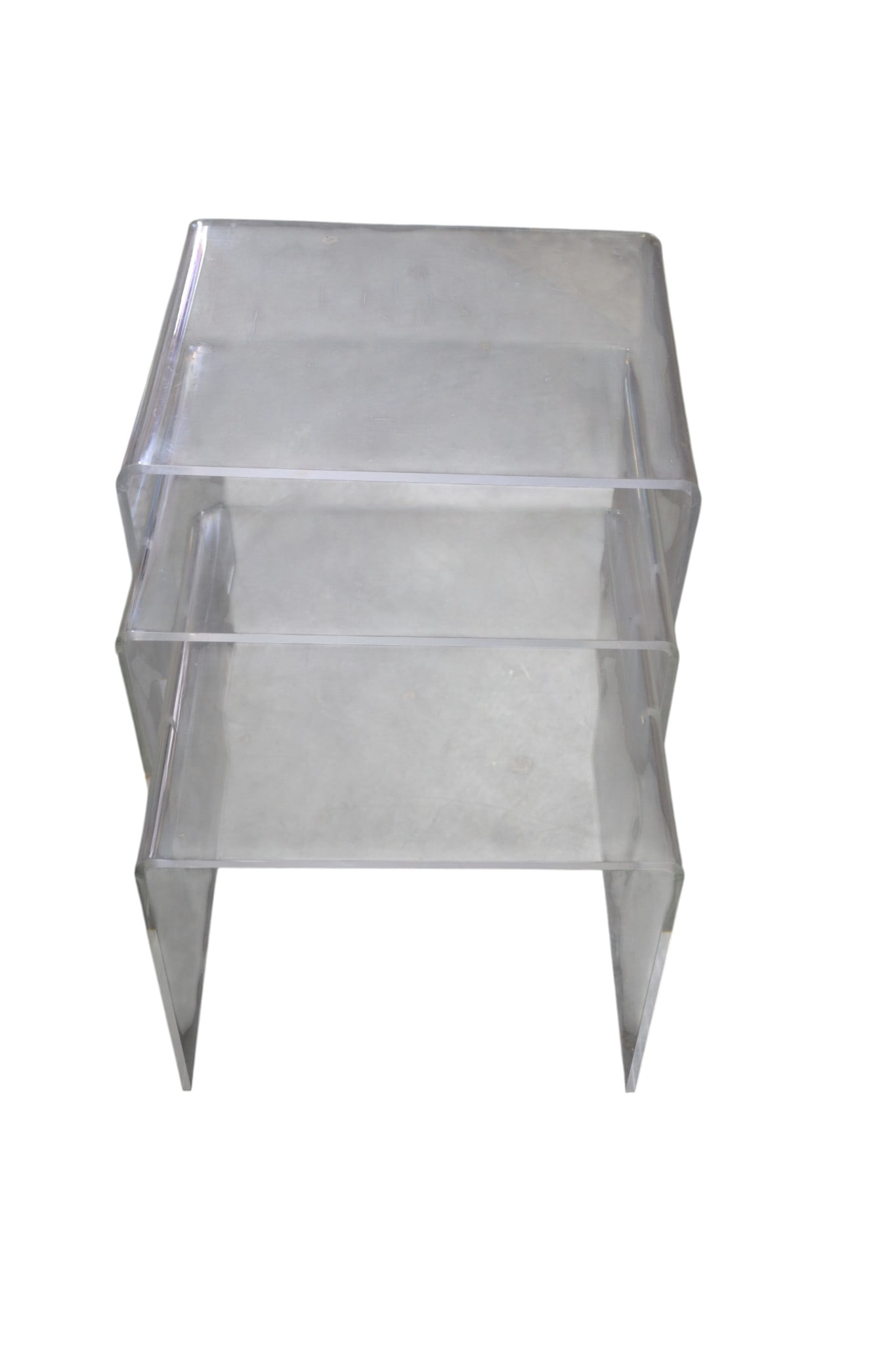 LUCITE NESTING TABLES - 2