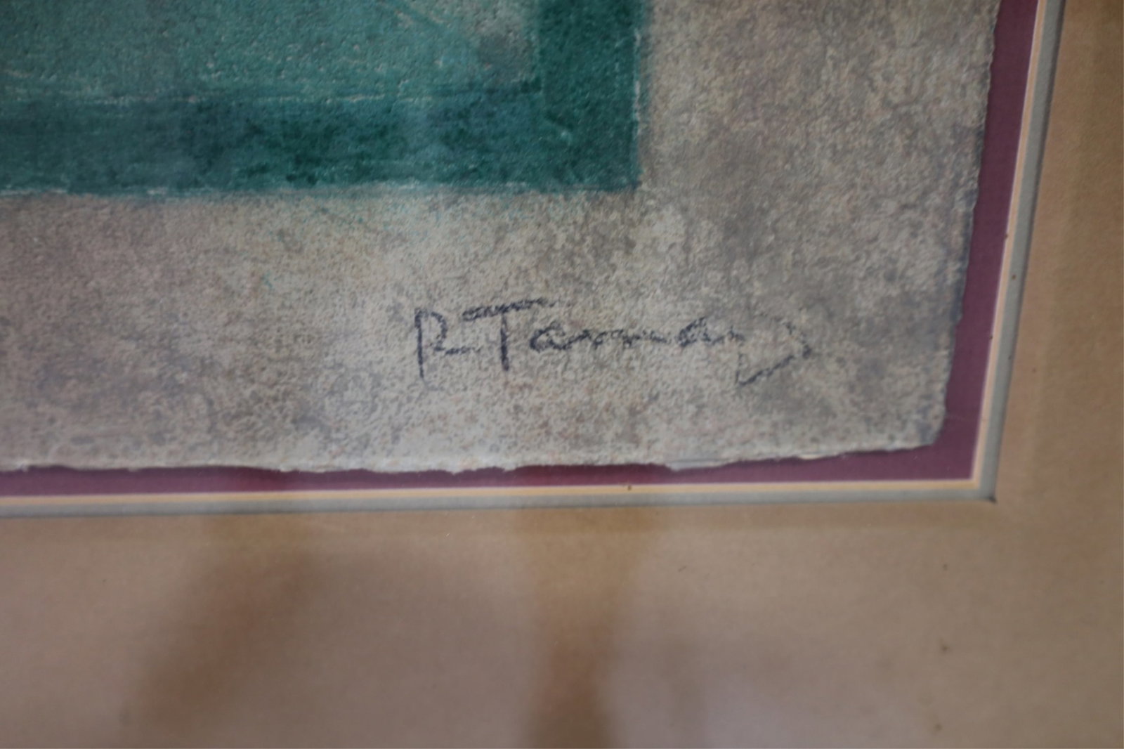 RUFINO TAMAYO COLORED ETCHING - 3