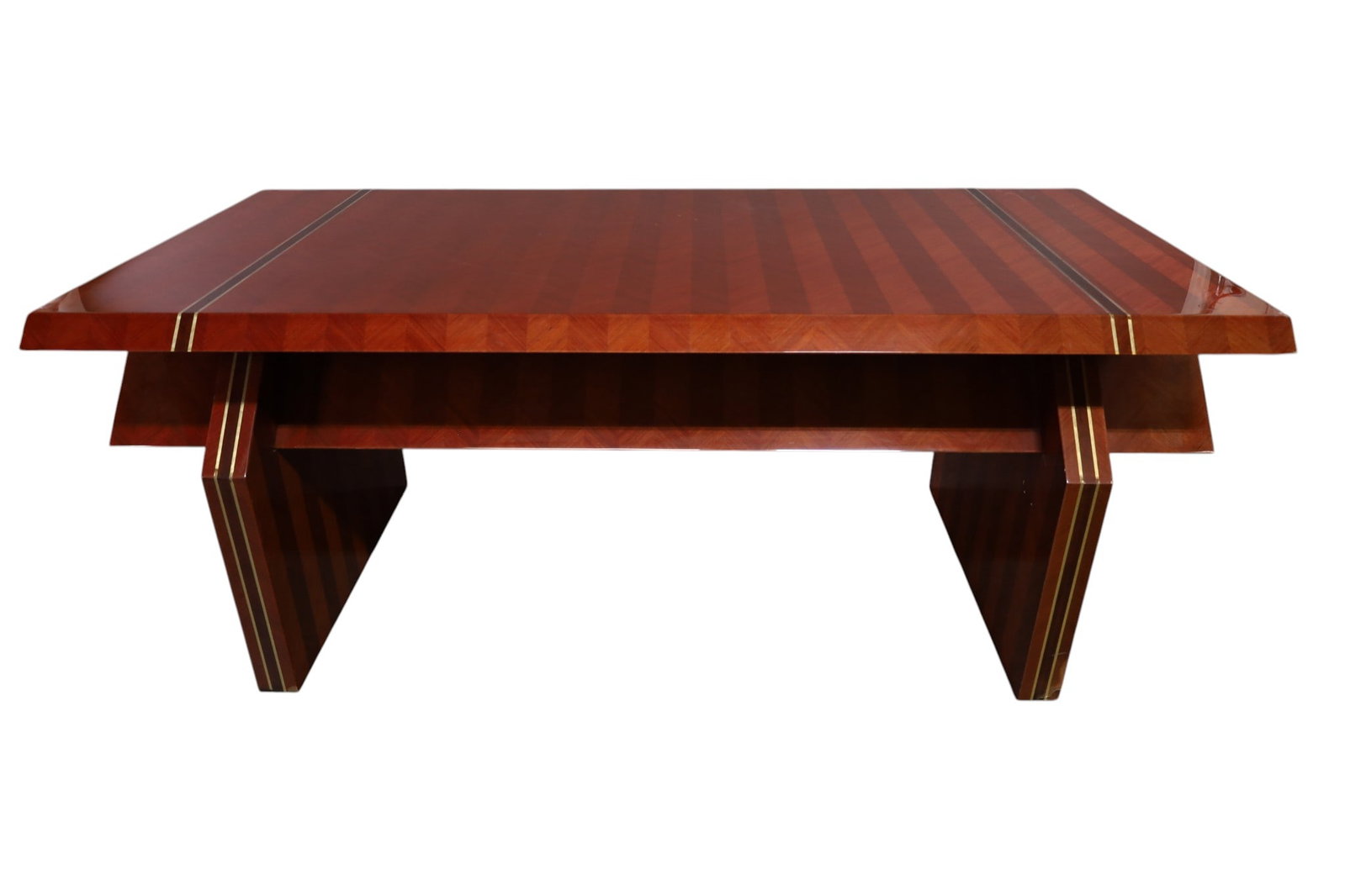 ART DECO STYLE EXECUTIVE DESK - 5