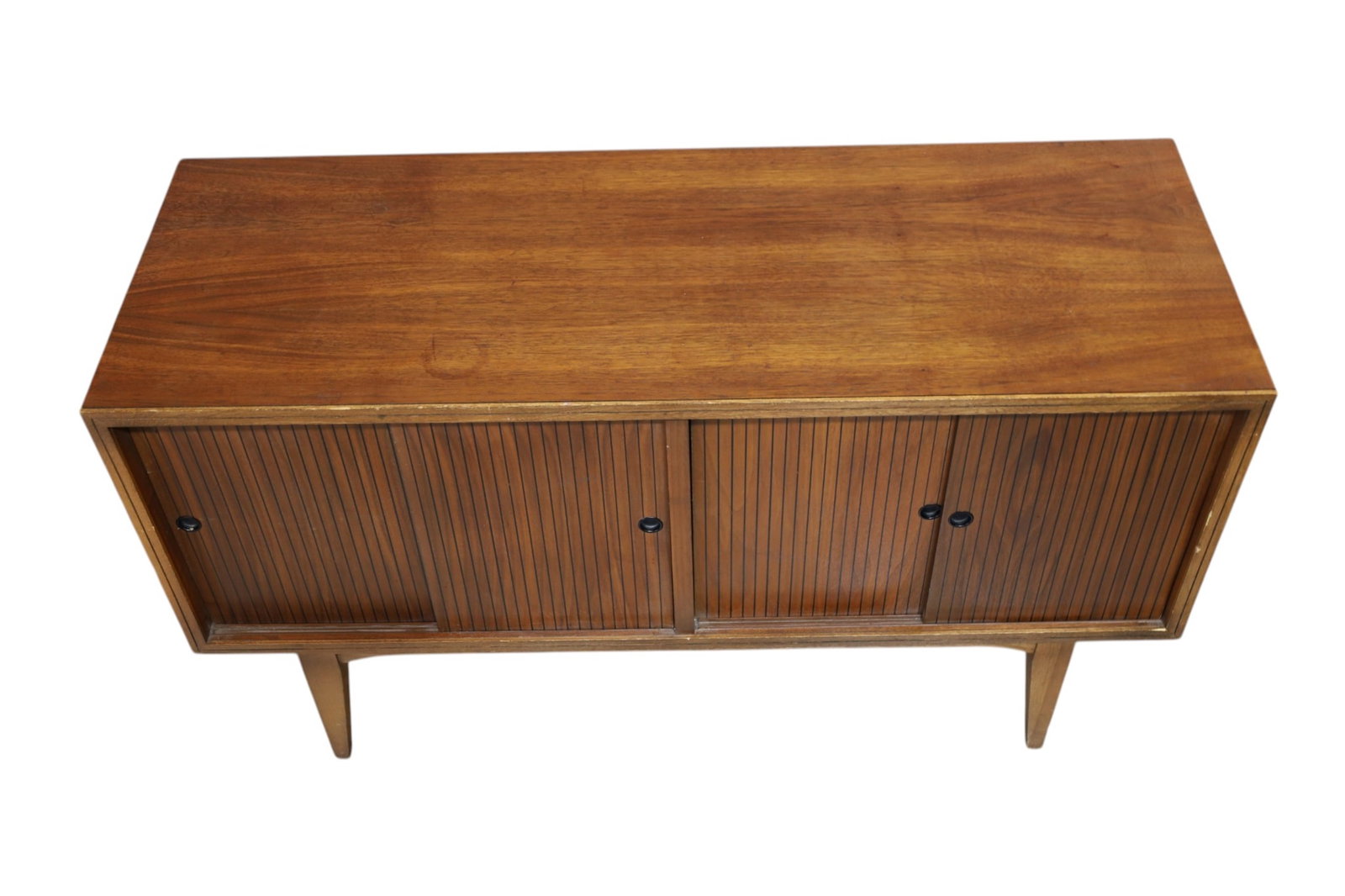 MID CENTURY MODERN RECORD CABINET - 2