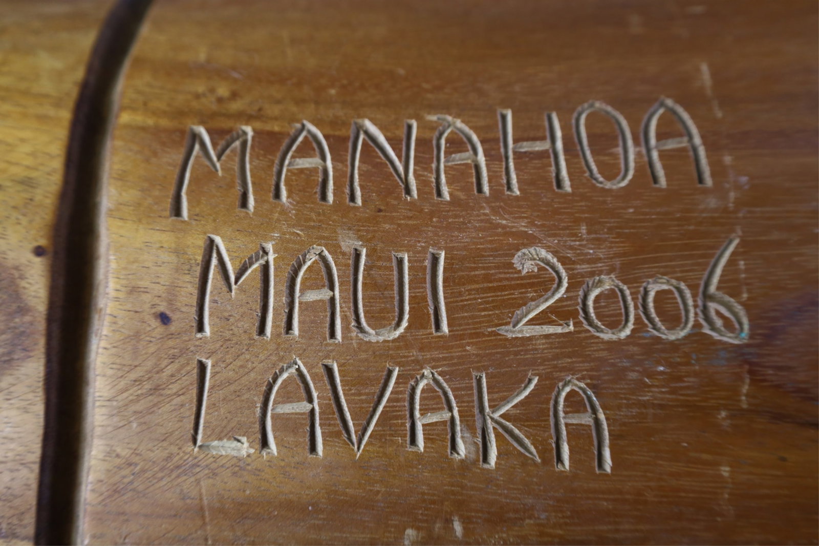 4 CARVED TIKIS - 3
