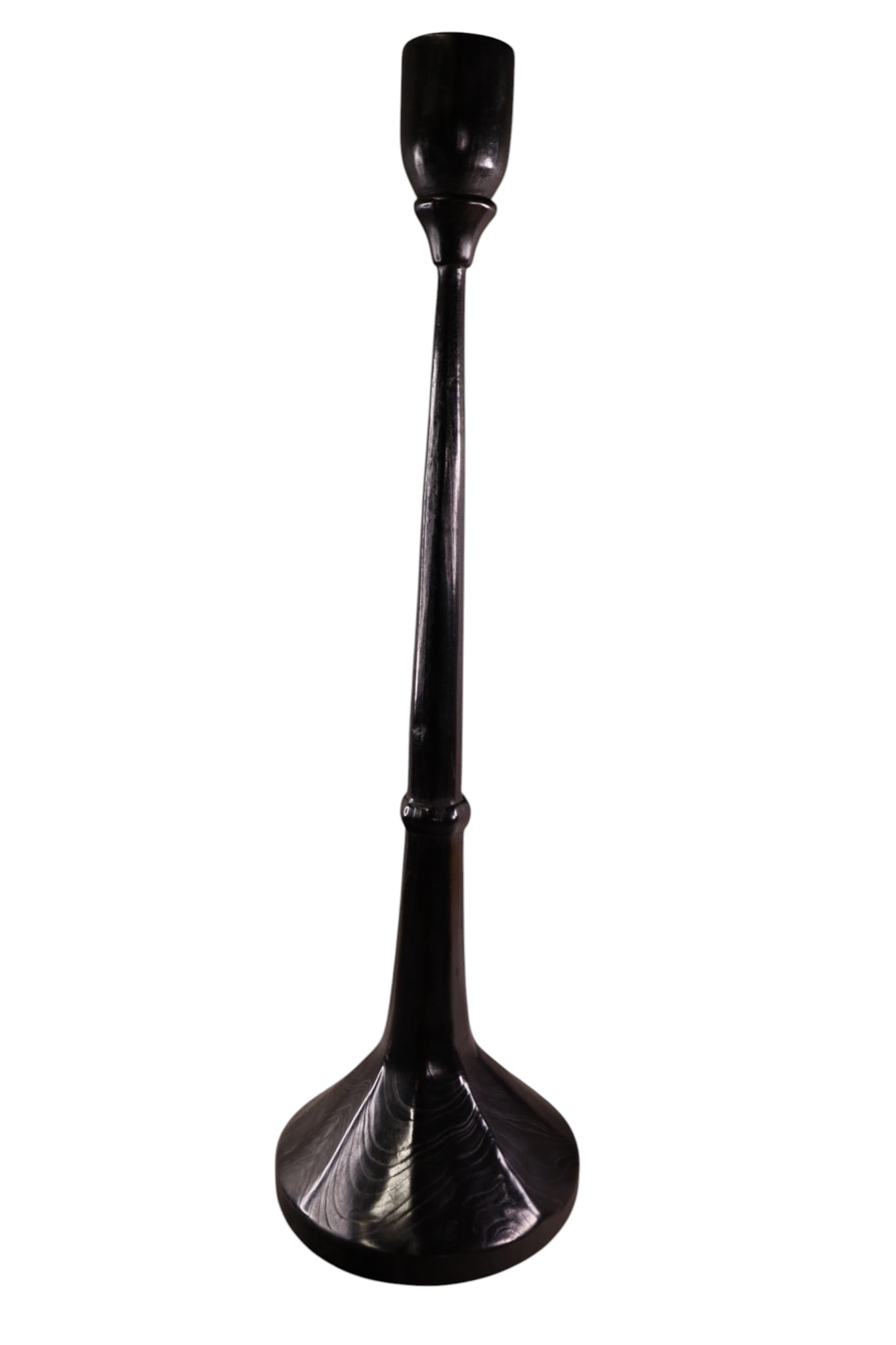 3 TALL CONTEMPORARY CANDLESTICKS - 2