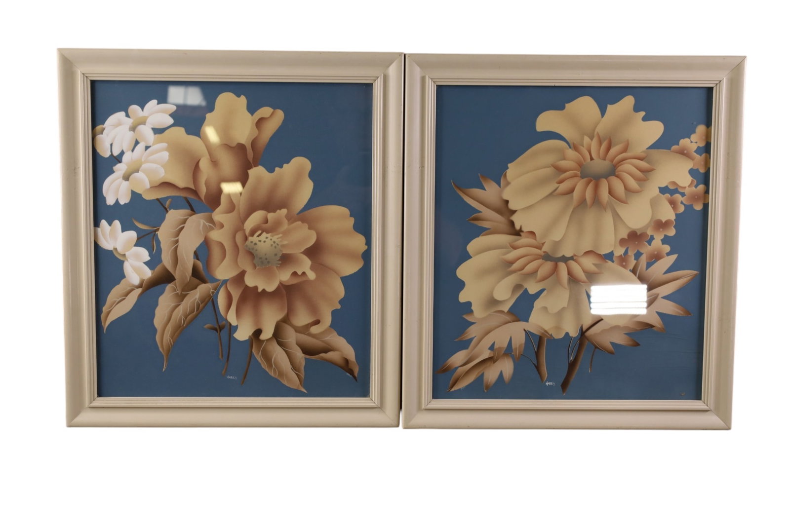 PAIR OF FLORAL PRINTS (1 of 3)